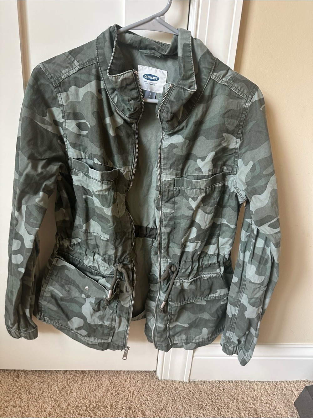 Green camo jacket